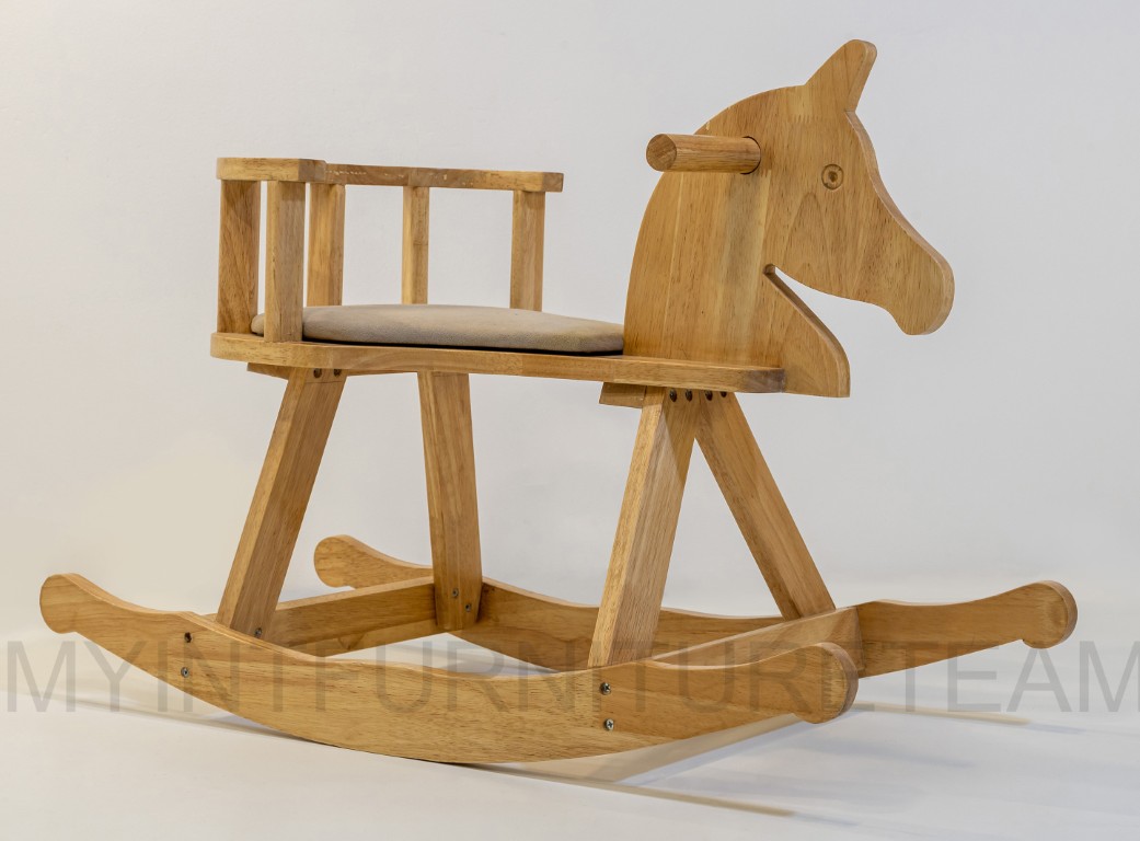 wooden rocking  horse